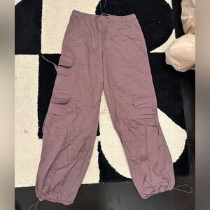 Purple Cargo Pants